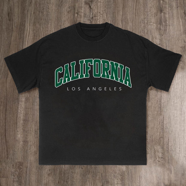 California Los Angeles Print Short Sleeve T-Shirt