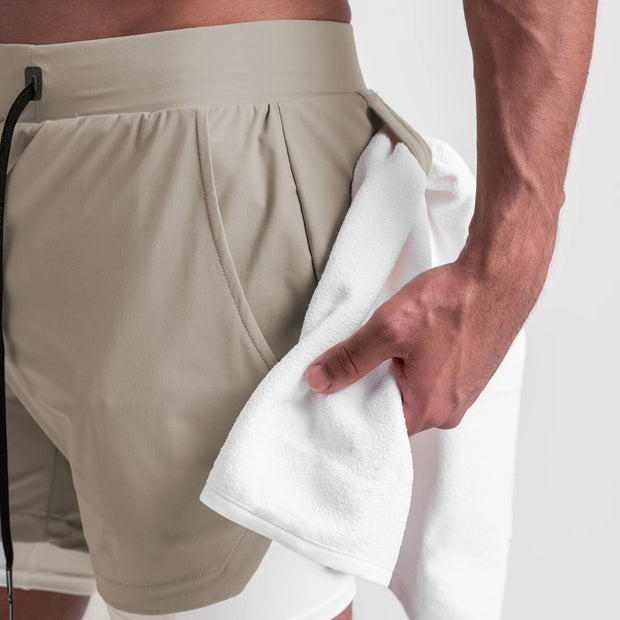 Quick Drying Breathable Multi Pocket Sports Shorts