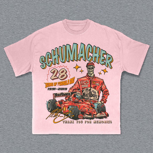 Racer No. 28 Print Short Sleeve T-Shirt