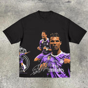 Casual Street Soccer Star T-shirt