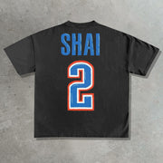Skull Street Basketball Cotton T-Shirt