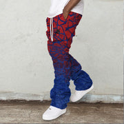 Vintage Spider-Man print polar fleece trousers