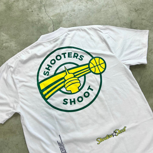 Shooters Print Casual Street Basketball T-Shirt