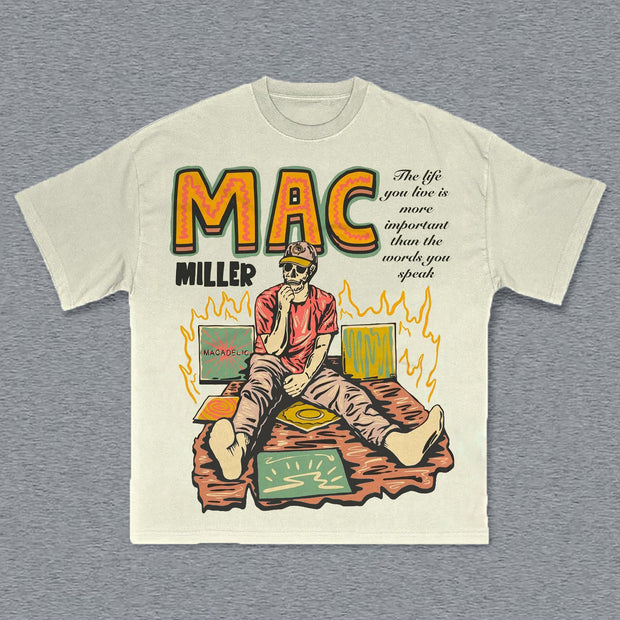 Mac Print Short Sleeve T-Shirt