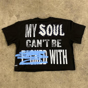 My soul printed cotton T-shirt