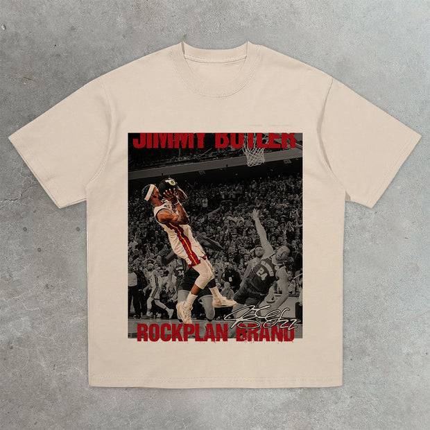 Black Friday Print Casual Street Basketball T-Shirt