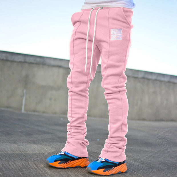 Retro Casual Essential Casual Pants Stacking Pants