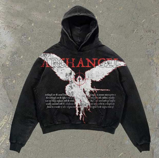 Archangel casual streetwear cotton hoodie