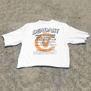 Wock Art Printed Three-quarter Sleeve T-shirt