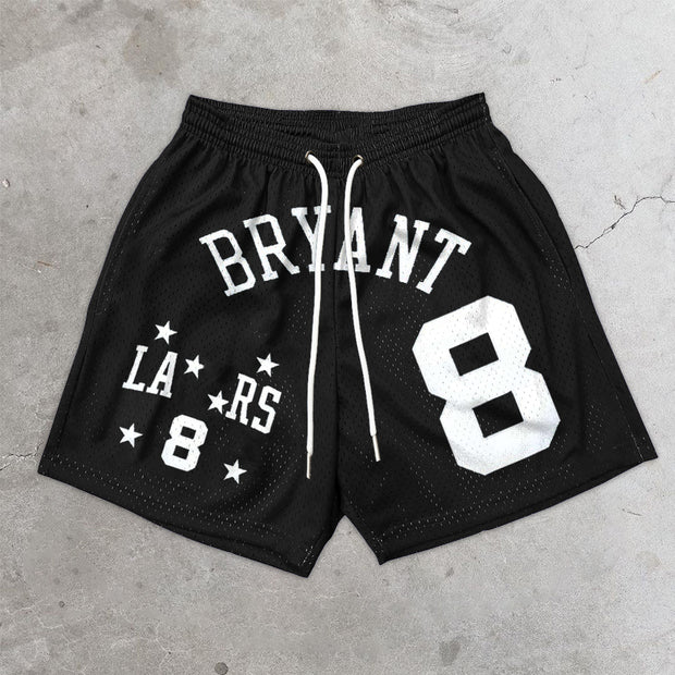 Sports trendy basketball mesh shorts