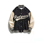 Retro personality original loose sweater letter embroidery baseball uniform jacket