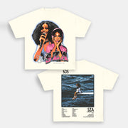 Retro trendy brand printed casual short-sleeved T-shirt