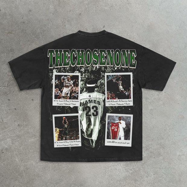 Basketball Draft Day Printed T-Shirt