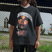 Nicki Minaj Print Short Sleeve T-Shirt
