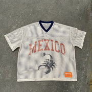 Mexican Scorpion Casual Street Mesh Jersey