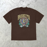Tide brand printed retro street T-shirt