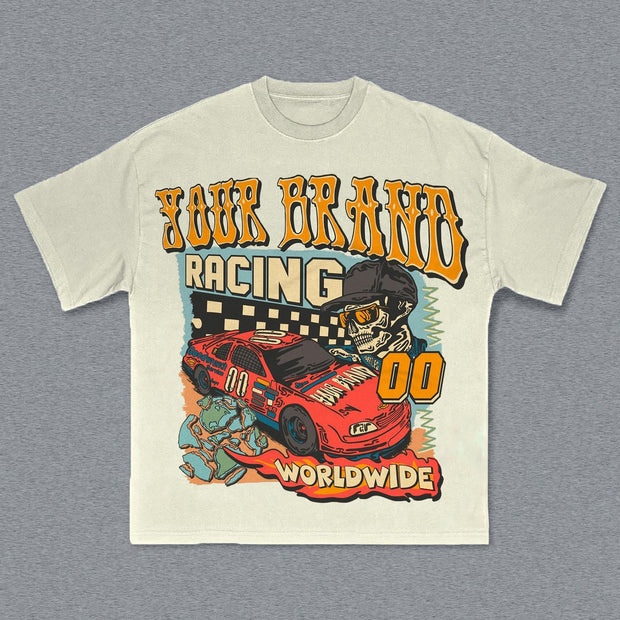 Racer No. 00 Print Short Sleeve T-Shirt