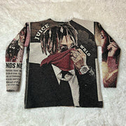 Trendy Hip Hop Casual Tapestry Sweatshirt