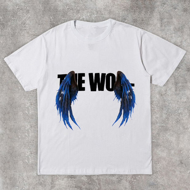 Tide brand retro hip-hop street short-sleeved T-shirt