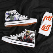 Naruto Graffiti High-top Canvas Shoes High-top Sneakers