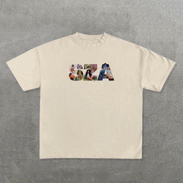 SZA Music Album Print Short Sleeve T-Shirt