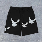 trendy artistic casual shorts