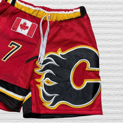 Canada Patchwork Mesh Shorts
