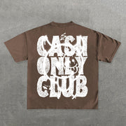 Cash Only Club Print Short Sleeve T-shirt