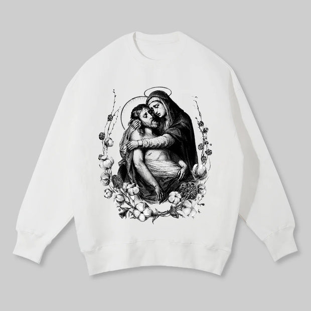 Virgin Prayer Printed Sweatshirt