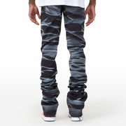 Casual street retro washed and spray-painted jeans