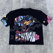 Our black is beautiful printed T-shirt