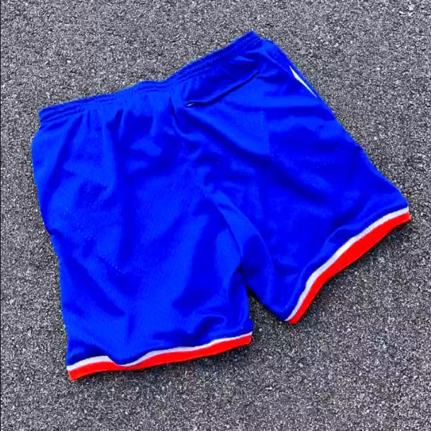 NO.33 New York Street Basketball Patch Mesh Shorts