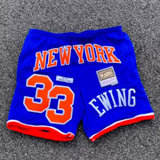 NO.33 New York Street Basketball Patch Mesh Shorts