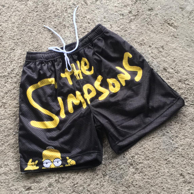 The Simpsons print shorts