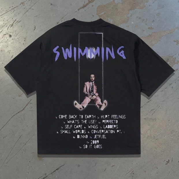 Rap Star MAC Swimming Cotton T-Shirt