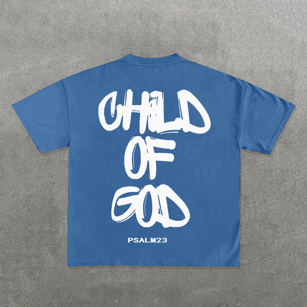 Child Of God Print Short Sleeve T-shirt