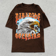 Eagle Graphic Print Short Sleeve T-Shirt