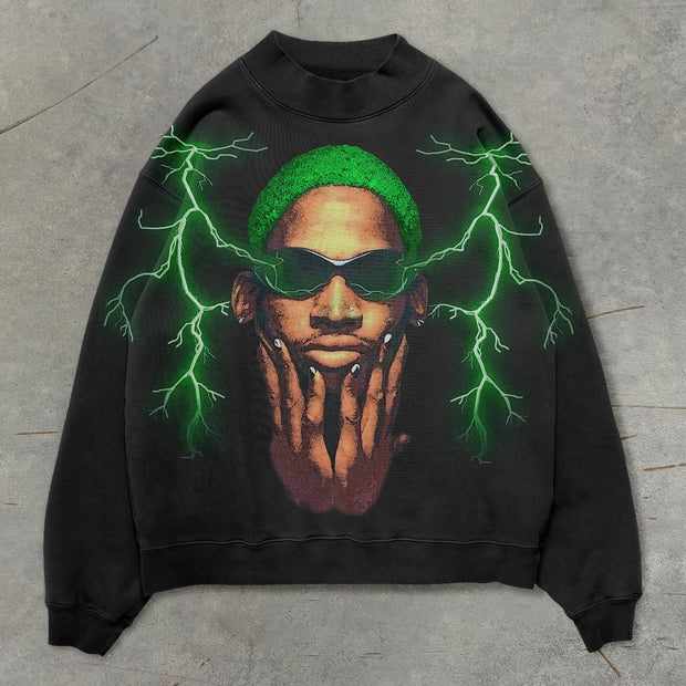 hip hop graphic street style long sleeve sweatshirt