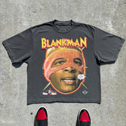 Casual Street Movie Blankman Printed T-Shirt