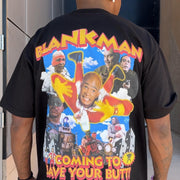 Casual Street Movie Blankman Printed T-Shirt