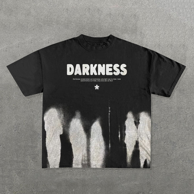 Darkness Print Short Sleeve T-Shirt