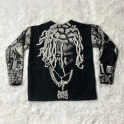 Hip Hop Casual Retro Street Sweatshirt