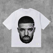 Drake Print Short Sleeve T-Shirt