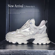 Technology reflective mesh heightening dad shoes