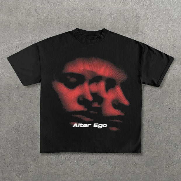 Alter Ego Print Short Sleeve T-Shirt