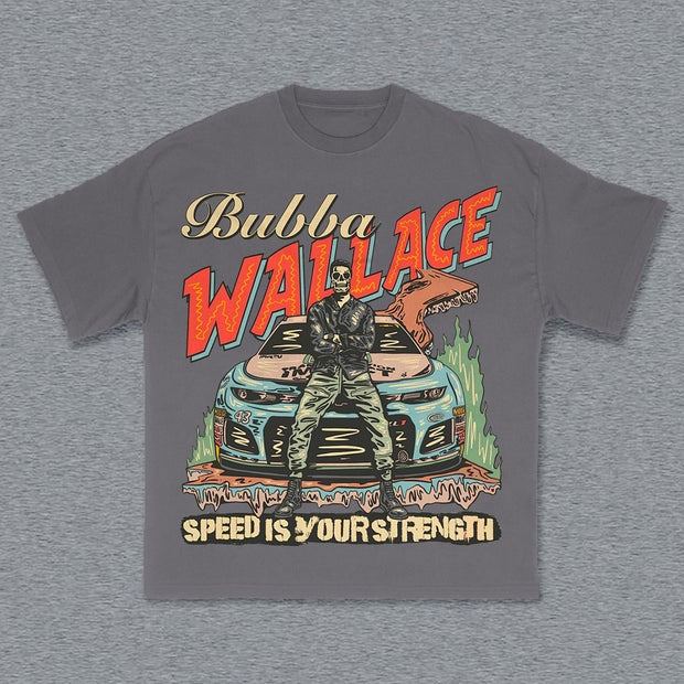 Racer Print Short Sleeve T-Shirt