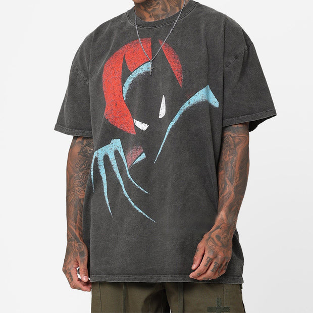 cartoon batman print T-shirt