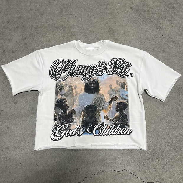 God's Children Print Short Sleeve T-Shirt