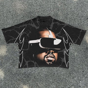 future rap star printed t-shirt