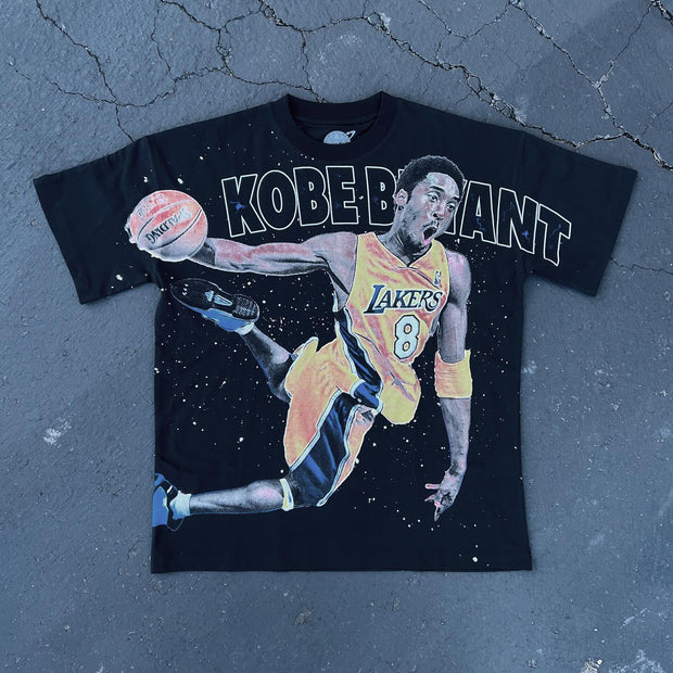 Kobe Bryant's iconic windmill dunk T-shirt